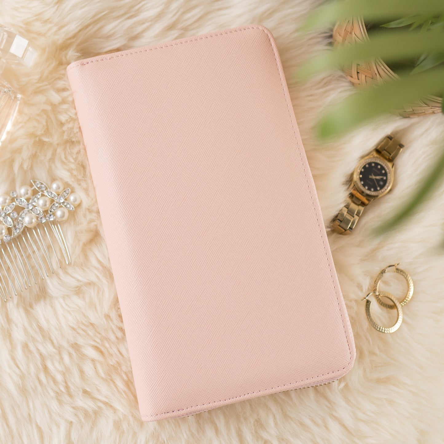 Travel Jewellery Case – Optional Personalisation with Gold Foil Embossing