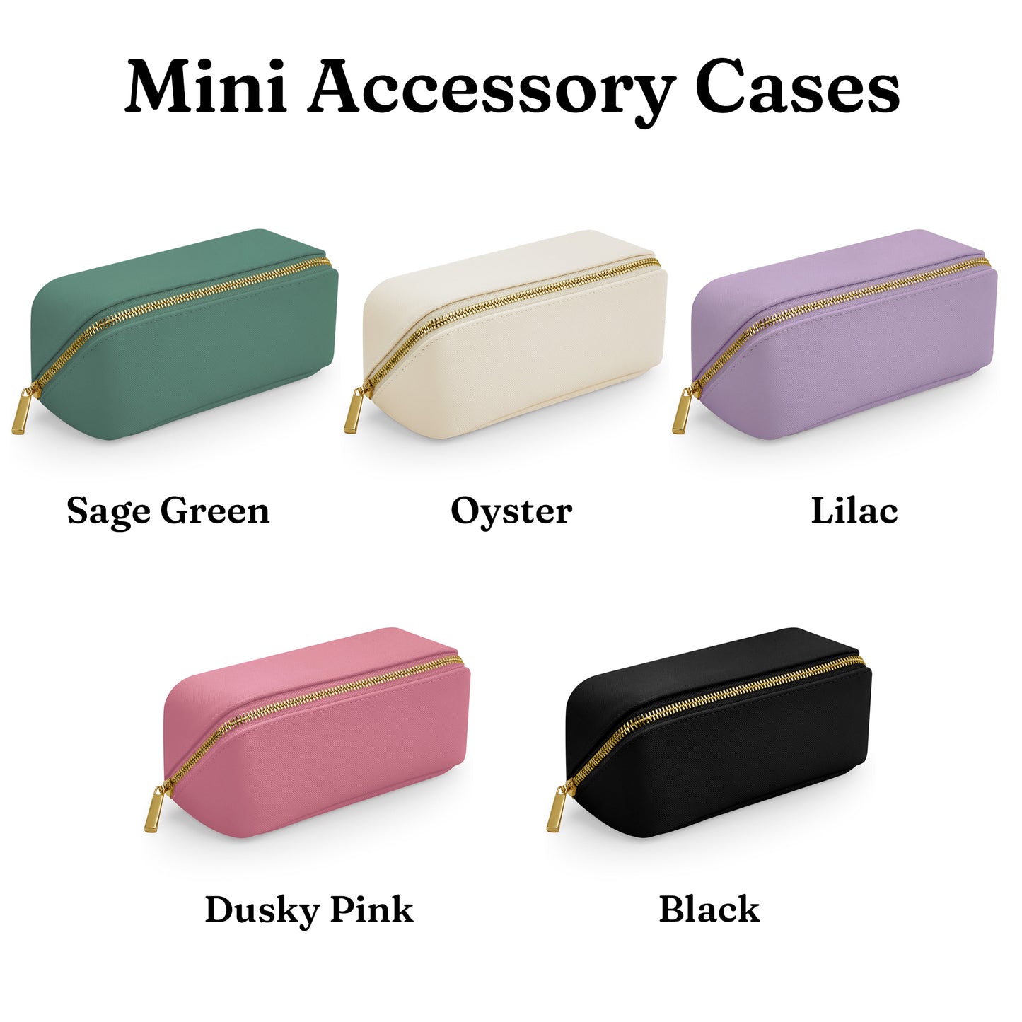 Accessory Case – Open Flat Design with Optional Personalisation