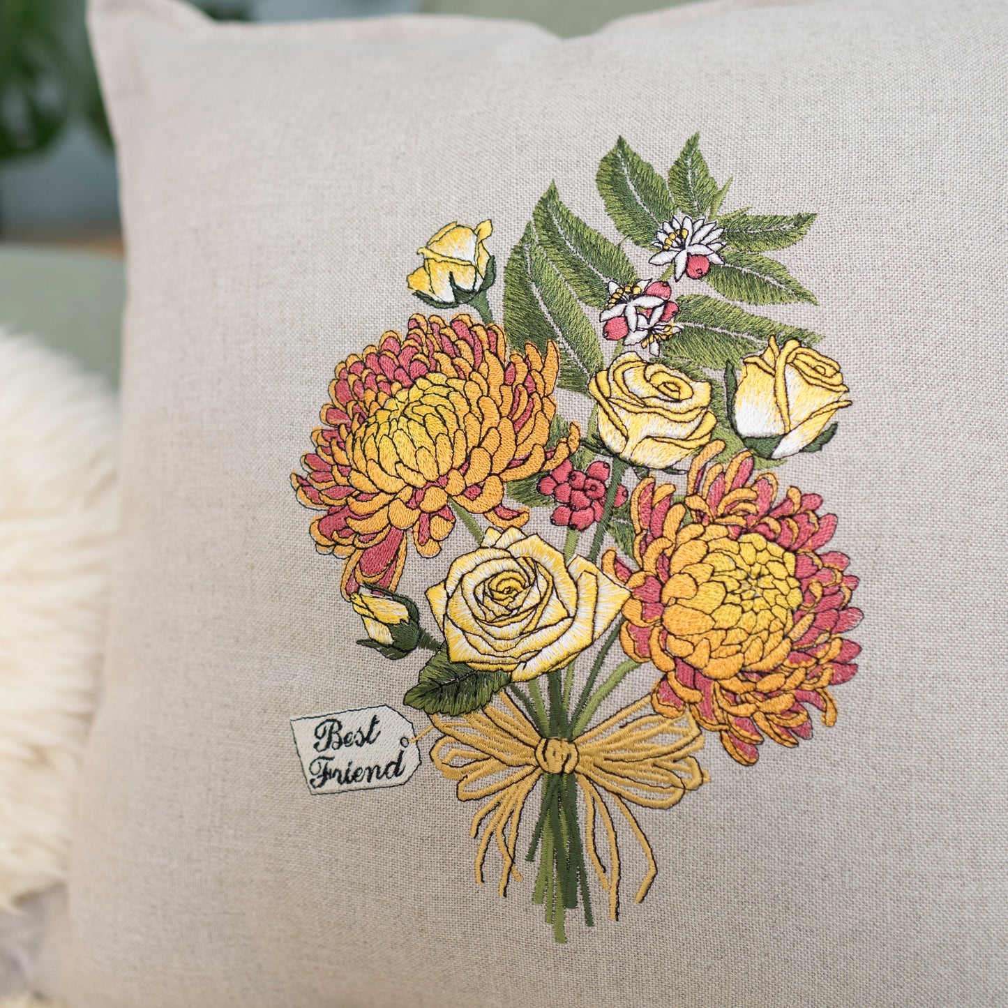 Friend Bouquet Cushion