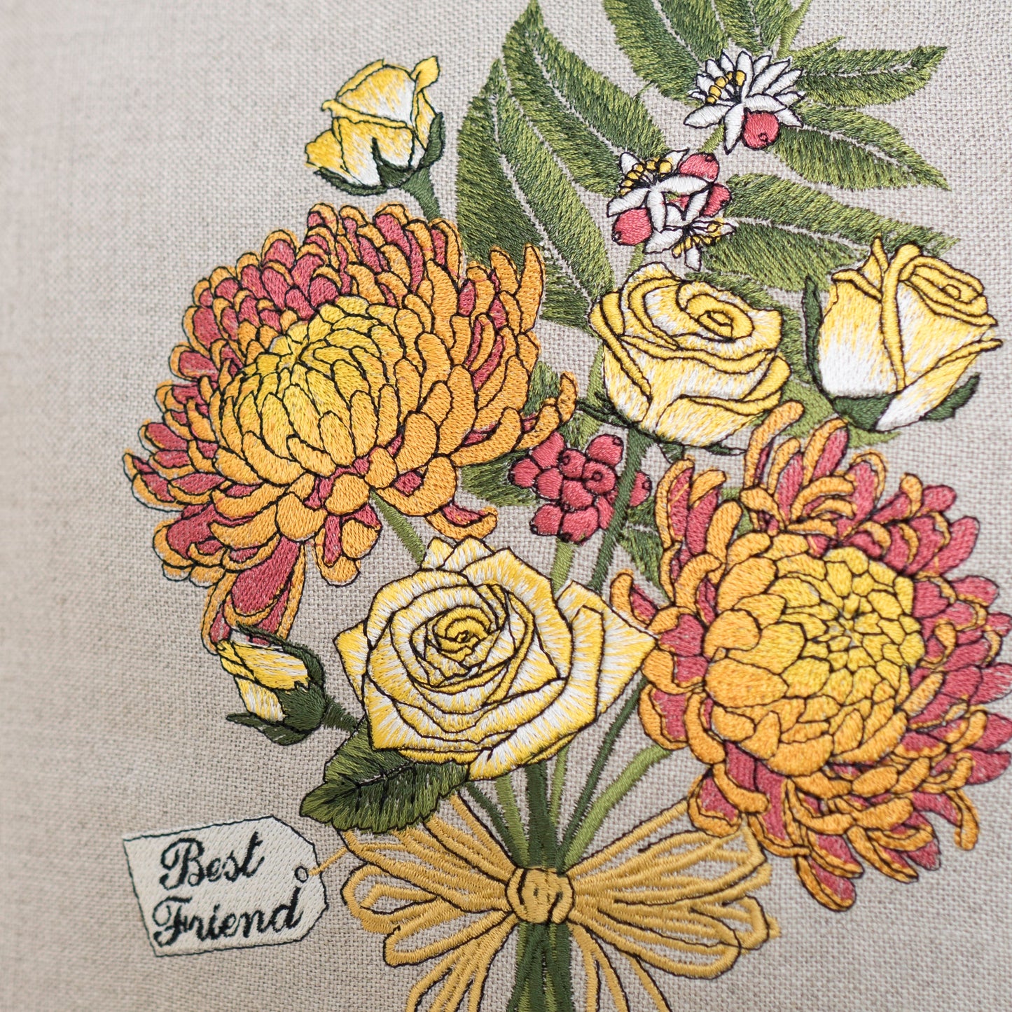 Friend Bouquet Cushion