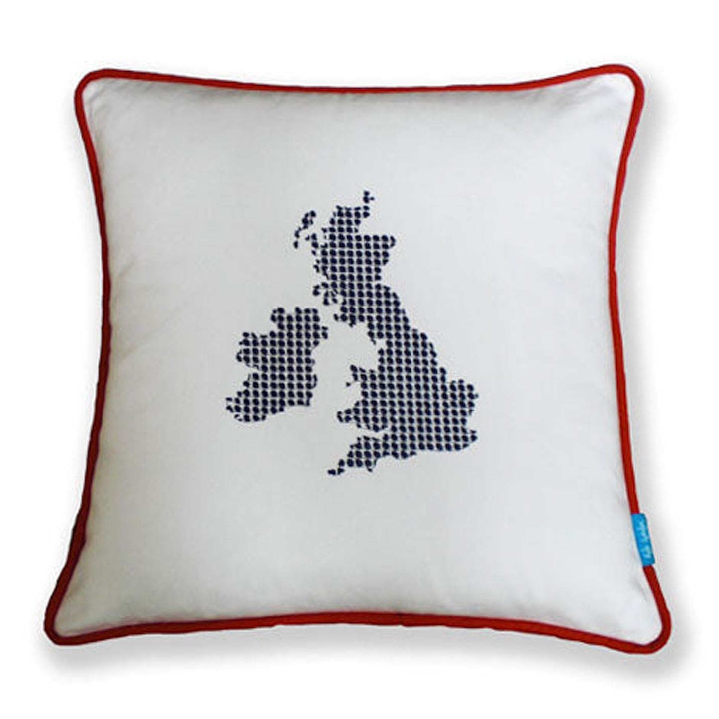 Ivory UK & Ireland Cushion without Hearts by Kate Sproston Design