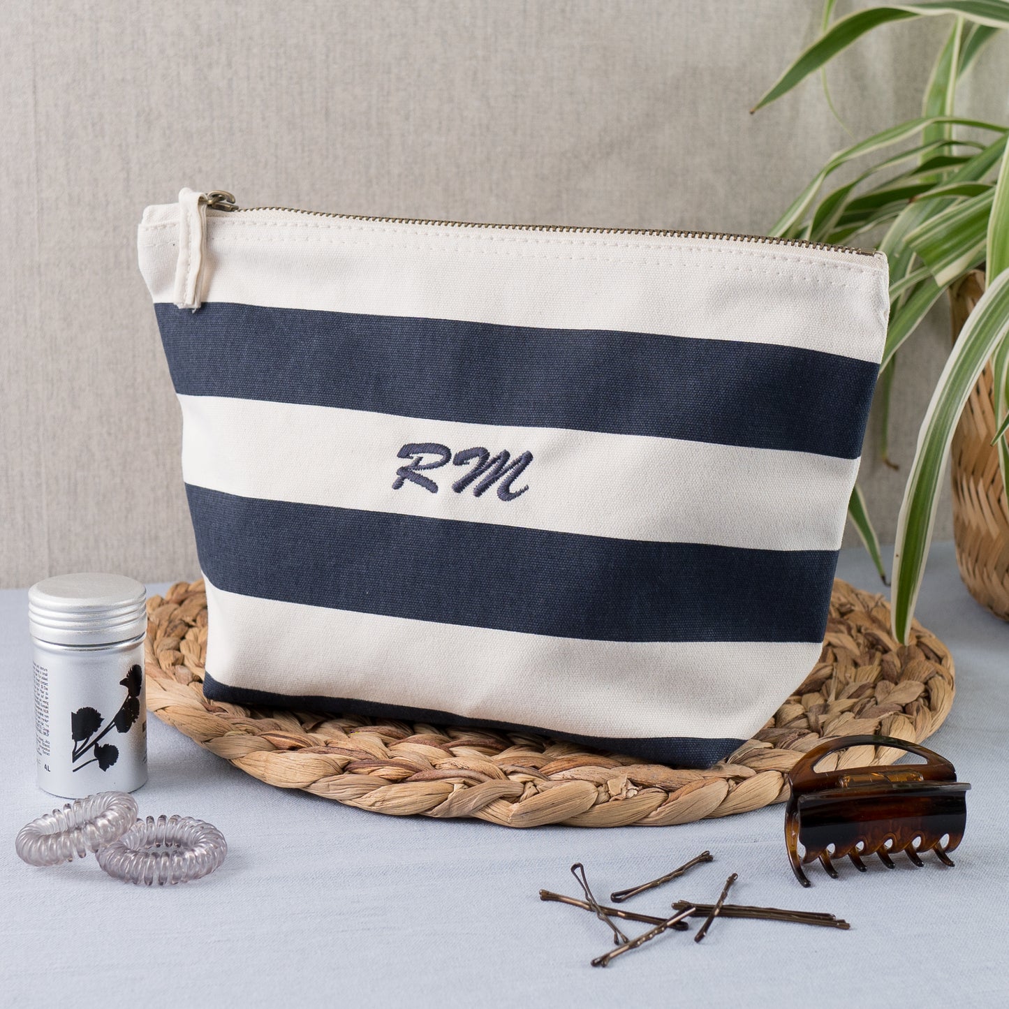 Nautical Accessory Bag - Optional Embroidered Personalisation