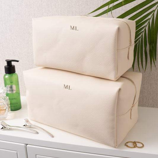 Toiletry & Accessory Case – Optional Luxury Gold Foil Embossing