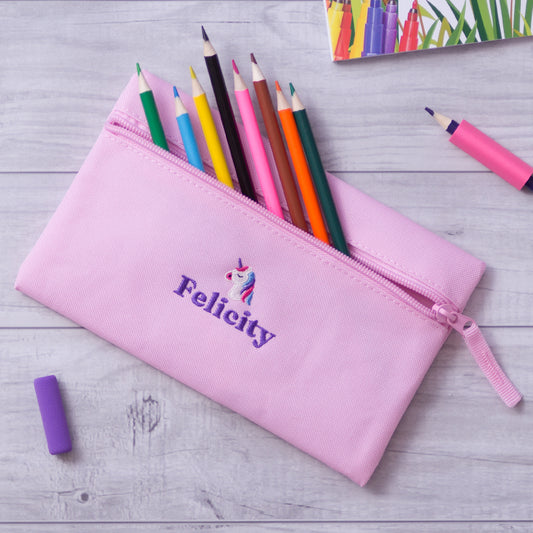 Pencil case - Optional Embroidered Personalisation