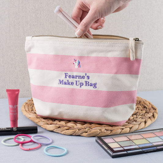 Nautical Accessory Bag - Optional Embroidered Personalisation