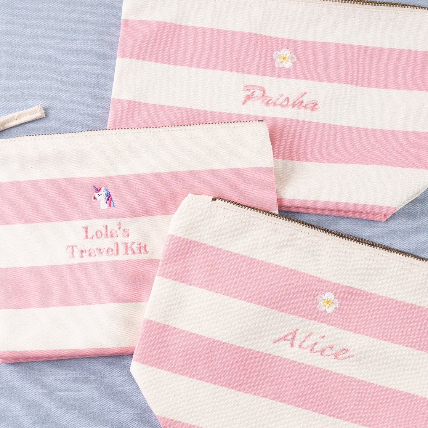 Nautical Accessory Bag - Optional Embroidered Personalisation