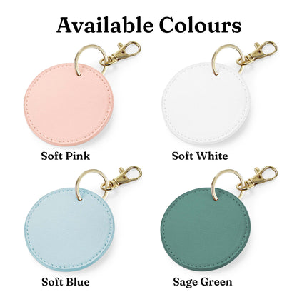 Circular Charm Keyring