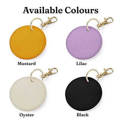 Circular Charm Keyring