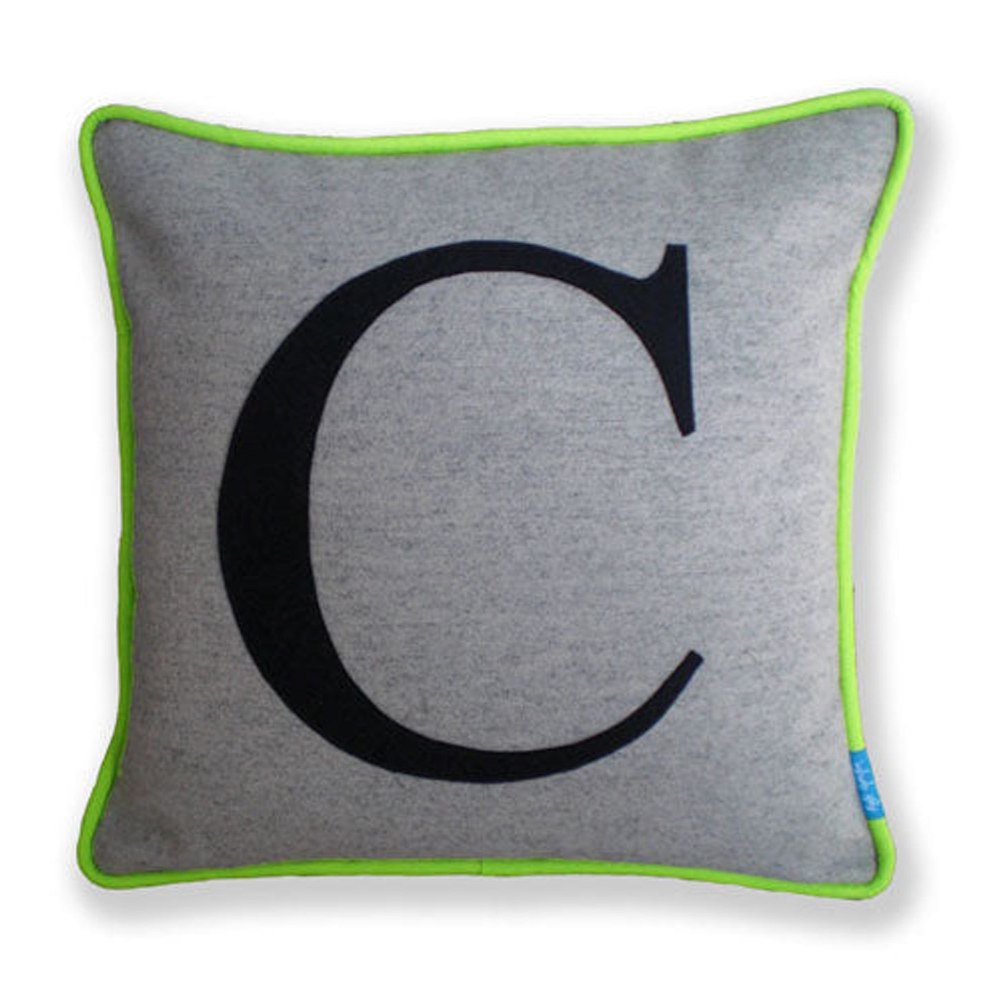 Monogrammed Cushion - Colour Flash Piping