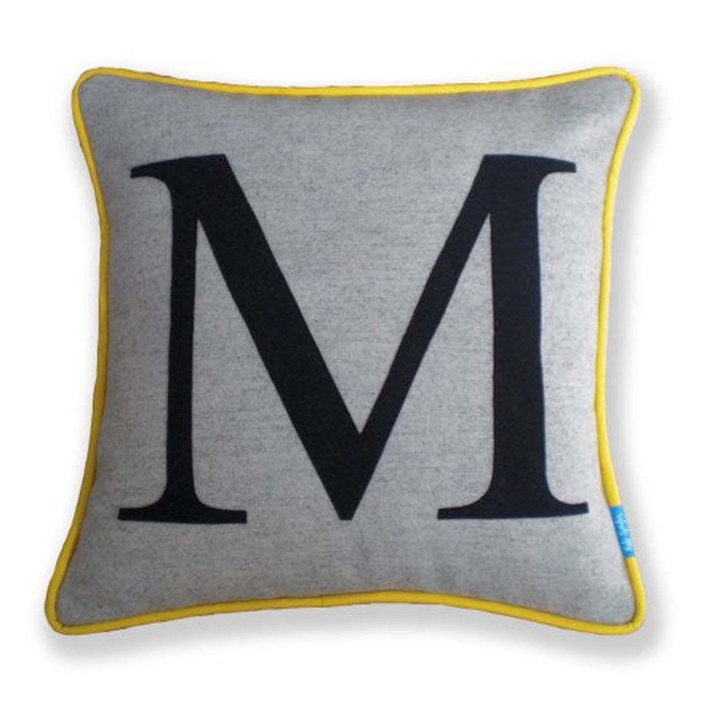 Monogrammed Cushion - Colour Flash Piping