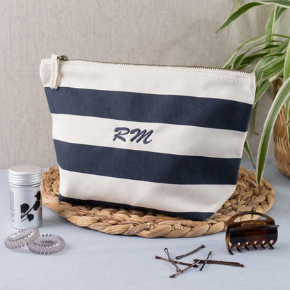 Nautical Accessory Bag - Optional Embroidered Personalisation