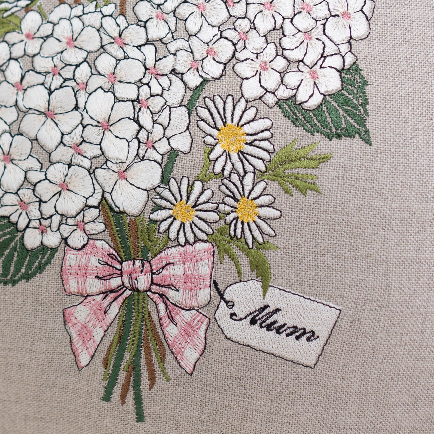 New Mum/New Beginnings Bouquet Cushion